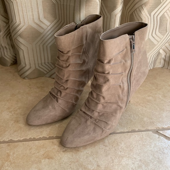 Taupe Ankle Boots - Picture 3 of 7